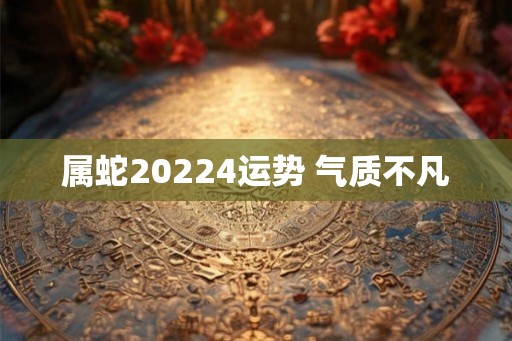 属蛇20224运势 气质不凡