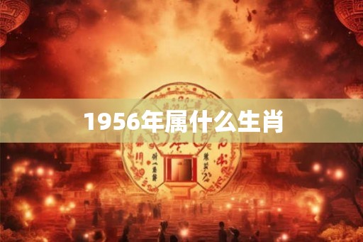 1956年属什么生肖