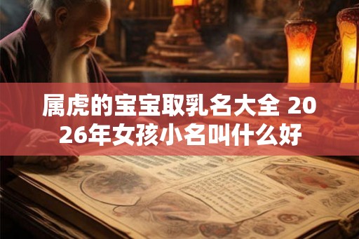 属虎的宝宝取乳名大全 2026年女孩小名叫什么好