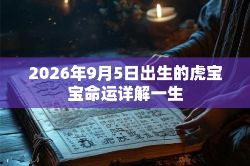 2026年9月5日出生的虎宝宝命运详解一生