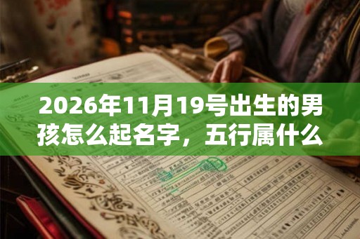 2026年11月19号出生的男孩怎么起名字，五行属什么