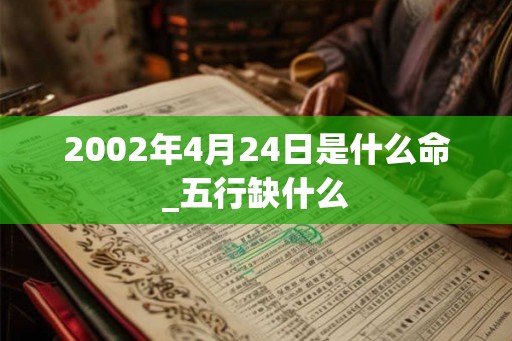 2002年4月24日是什么命_五行缺什么