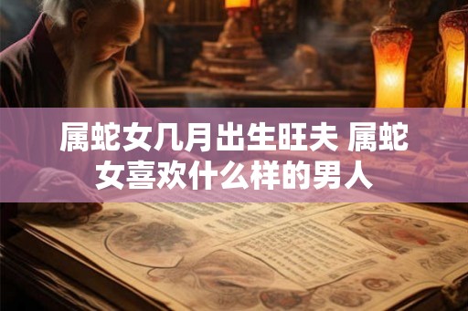 属蛇女几月出生旺夫 属蛇女喜欢什么样的男人
