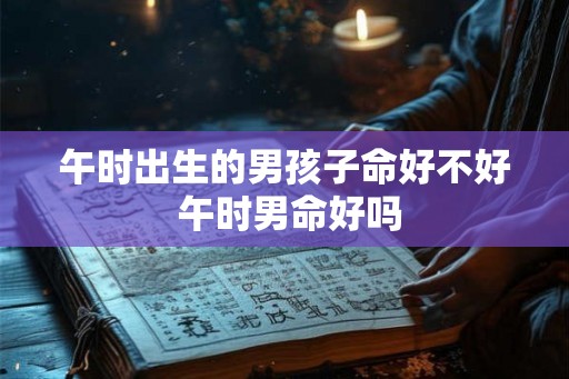 午时出生的男孩子命好不好 午时男命好吗
