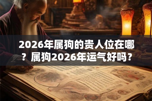 2026年属狗的贵人位在哪？属狗2026年运气好吗？