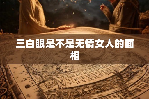 三白眼是不是无情女人的面相