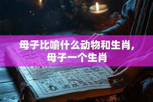 母子比喻什么动物和生肖,母子一个生肖