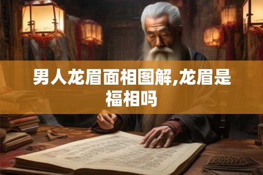 男人龙眉面相图解,龙眉是福相吗