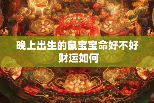 晚上出生的鼠宝宝命好不好 财运如何