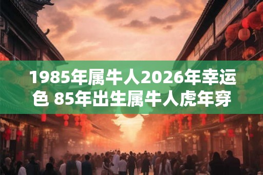 1985年属牛人2026年幸运色 85年出生属牛人虎年穿什么颜色衣服好