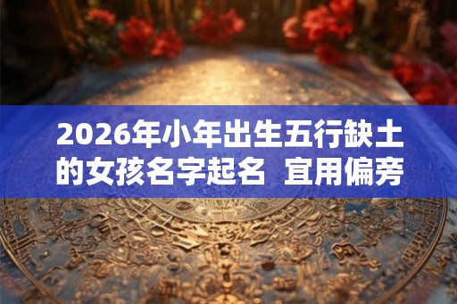 2026年小年出生五行缺土的女孩名字起名 宜用偏旁汉字 2026年小年出生五行缺土的女孩名字起名 宜用偏旁汉字