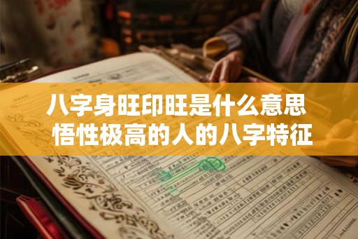 八字身旺印旺是什么意思  悟性极高的人的八字特征