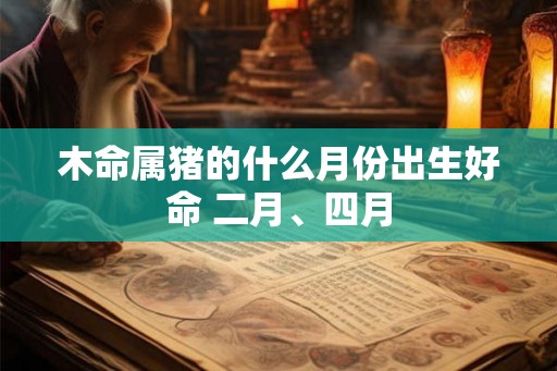 木命属猪的什么月份出生好命 二月、四月