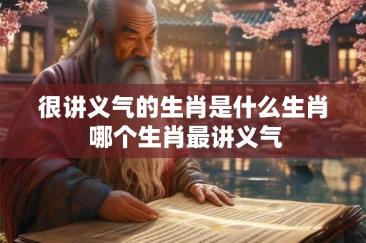 很讲义气的生肖是什么生肖 哪个生肖最讲义气 很讲义气的生肖是什么生肖 哪个生肖最讲义气