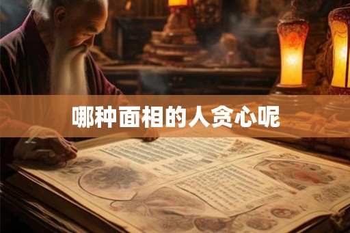 哪种面相的人贪心呢