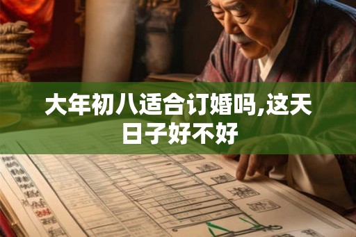 大年初八适合订婚吗,这天日子好不好