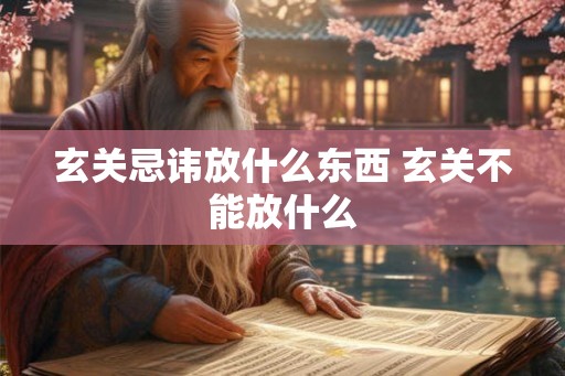 玄关忌讳放什么东西 玄关不能放什么