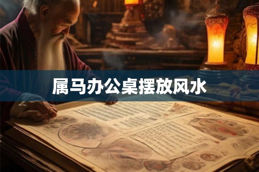 属马办公桌摆放风水