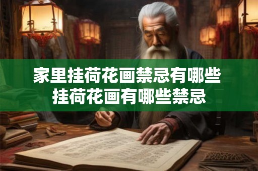 家里挂荷花画禁忌有哪些 挂荷花画有哪些禁忌 家里挂荷花画禁忌有哪些 挂荷花画有哪些禁忌
