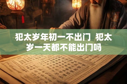 犯太岁年初一不出门  犯太岁一天都不能出门吗