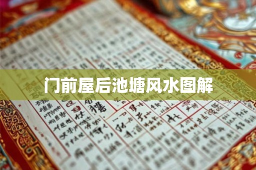 门前屋后池塘风水图解