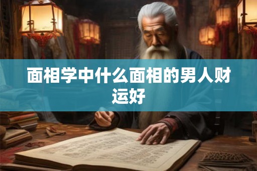 面相学中什么面相的男人财运好