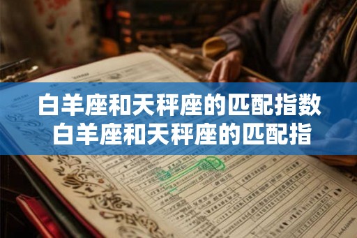 白羊座和天秤座的匹配指数 白羊座和天秤座的匹配指数如何