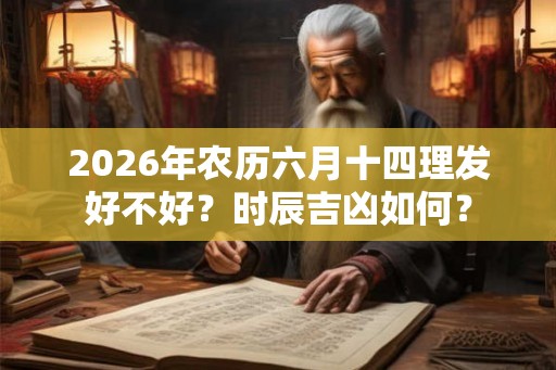 2026年农历六月十四理发好不好？时辰吉凶如何？