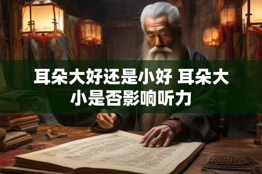 耳朵大好还是小好 耳朵大小是否影响听力