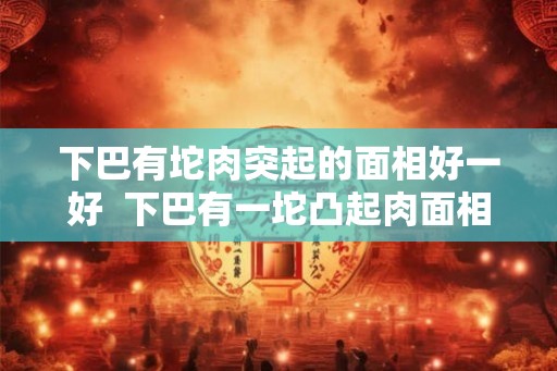 下巴有坨肉突起的面相好一好  下巴有一坨凸起肉面相