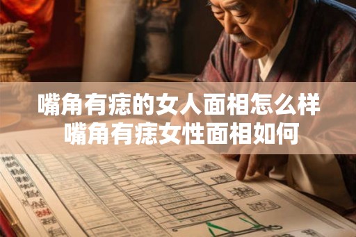嘴角有痣的女人面相怎么样 嘴角有痣女性面相如何