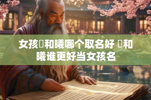 女孩晞和曦哪个取名好 晞和曦谁更好当女孩名