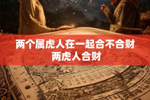 两个属虎人在一起合不合财 两虎人合财