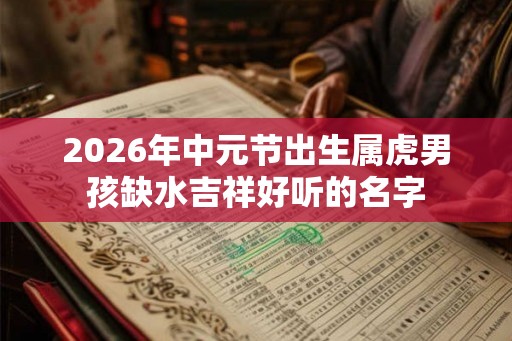2026年中元节出生属虎男孩缺水吉祥好听的名字