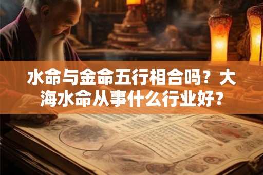 水命与金命五行相合吗？大海水命从事什么行业好？