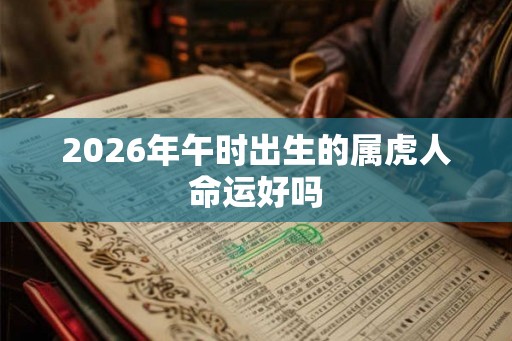 2026年午时出生的属虎人命运好吗
