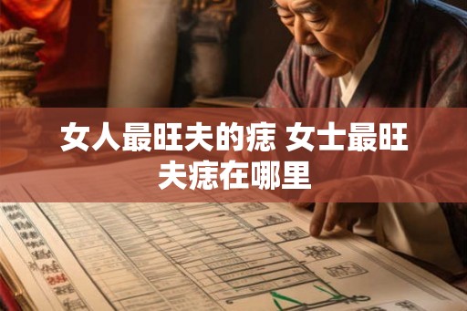 女人最旺夫的痣 女士最旺夫痣在哪里