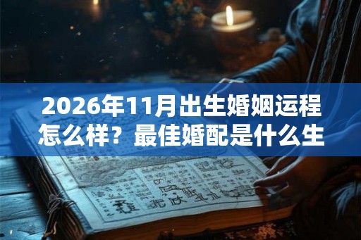 2026年11月出生婚姻运程怎么样？最佳婚配是什么生肖？