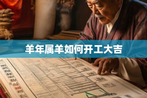 羊年属羊如何开工大吉 羊年属羊如何开工大吉