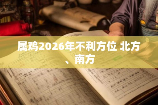 属鸡2026年不利方位 北方、南方