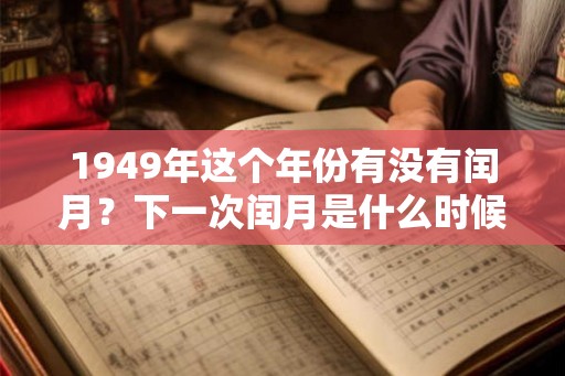 1949年这个年份有没有闰月？下一次闰月是什么时候？