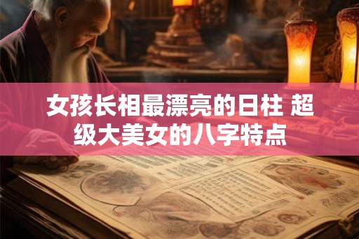 女孩长相最漂亮的日柱 超级大美女的八字特点