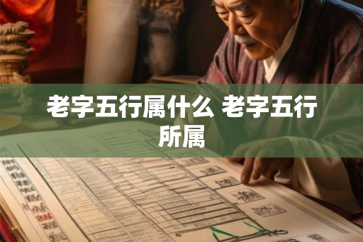 老字五行属什么 老字五行所属