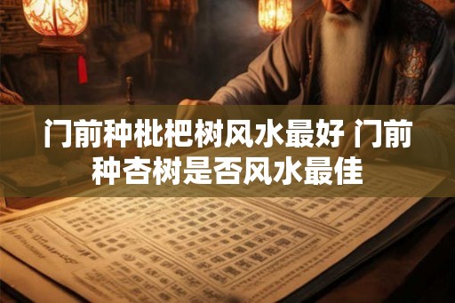 门前种枇杷树风水最好 门前种杏树是否风水最佳 门前种枇杷树风水最好 门前种杏树是否风水最佳