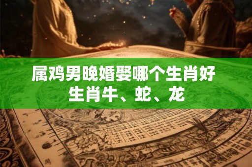 属鸡男晚婚娶哪个生肖好 生肖牛、蛇、龙