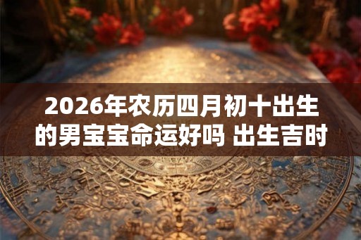2026年农历四月初十出生的男宝宝命运好吗 出生吉时解析 2026年农历四月初十出生的男宝宝命运好吗 出生吉时解析