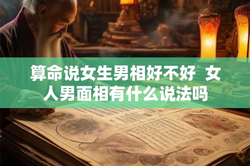 算命说女生男相好不好  女人男面相有什么说法吗