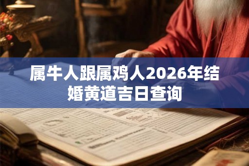 属牛人跟属鸡人2026年结婚黄道吉日查询