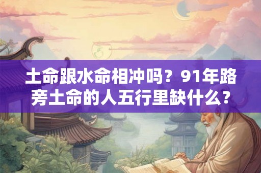 土命跟水命相冲吗？91年路旁土命的人五行里缺什么？