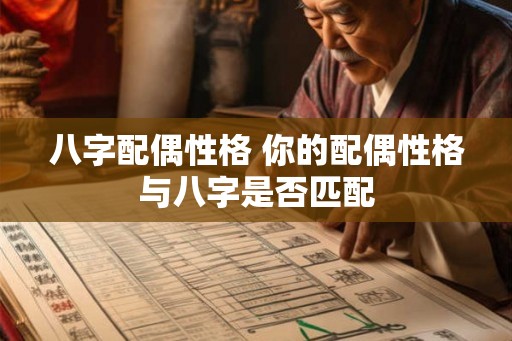 八字配偶性格 你的配偶性格与八字是否匹配 八字配偶性格 你的配偶性格与八字是否匹配